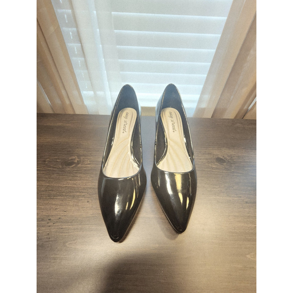 Easy Street Pointed Pumps Stiletto Heels 7 EXTRA WIDE - BLACK - Picture 5 of 14